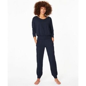 SWEATY BETTY navy Gary jumpsuit